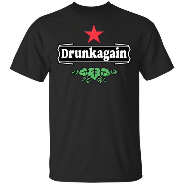 

drunk again mens t-shirt black short sleeve s 3xl printed tee shirt