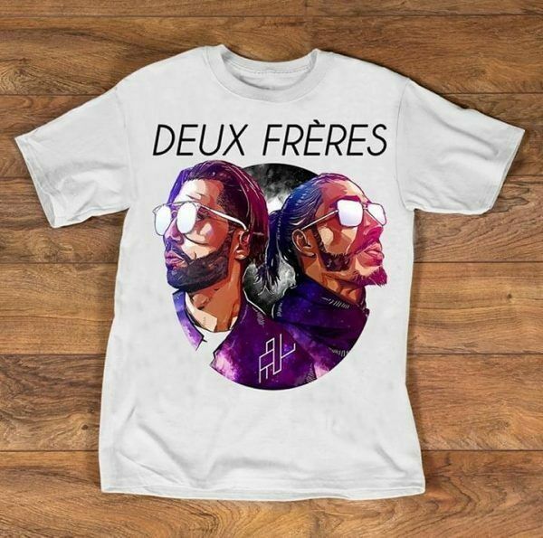 

deux freres pnl cinematic draw style men t-shirt cotton s-3xl loose size tee shirt