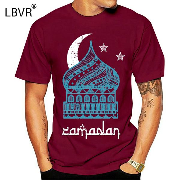 

рамазан crescent moon stars мусульманских религиозных holy mens black t-shirt 2019 мода 100% хлопок рубашка тройников пользовательских футбо