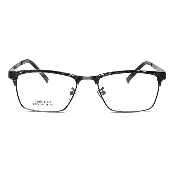 

fashion square glasses frame for women men optical men's eyeglasses frames vintage eyewear myopia prescription eye glasses 2020, Black