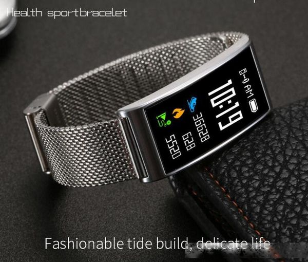 

smart bracelet cy11 fitness tracker with real heart rate intelligent sport watchband colorful lcd display for iphone android cellphones