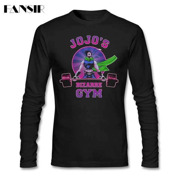 

men's t-shirt bizarre gym cotton o-neck long sleeved shirt for man