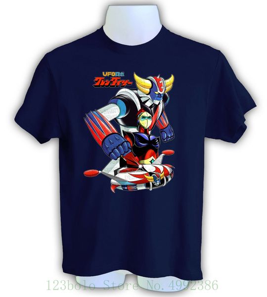 

ufo robot goldrake cartoon t shirt per bambino e uomo summer short sleeves cotton