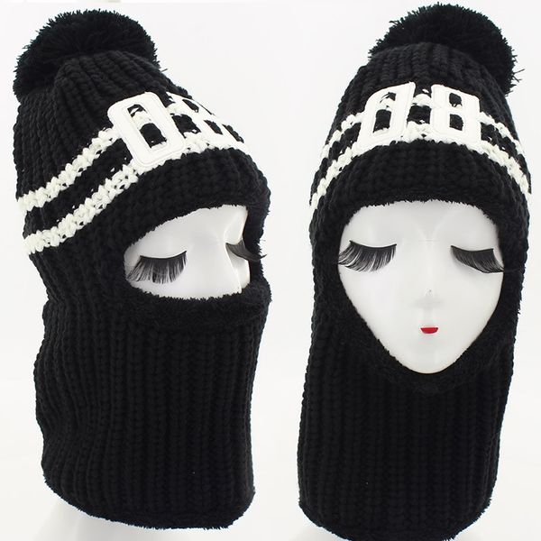 

winter women wool knitted hat cap fashion ladies keep warm soft beanie with scarf earmuffs skull cap gorro ski unisex, Blue;gray