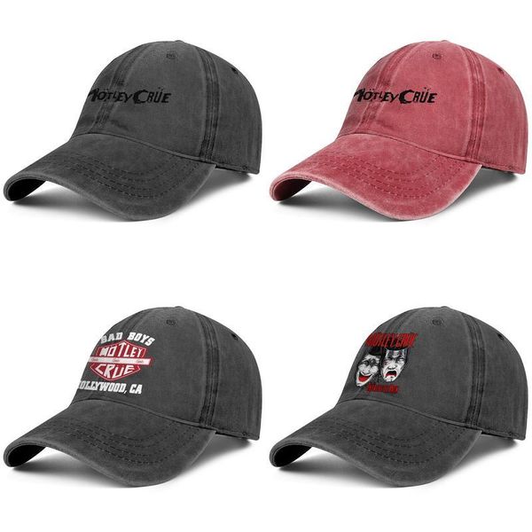 

motley crue theatre of pain band fashion denim baseball cap cool washed dad hat adjustable vintage ball bad boys hollywood,ca, Blue;gray