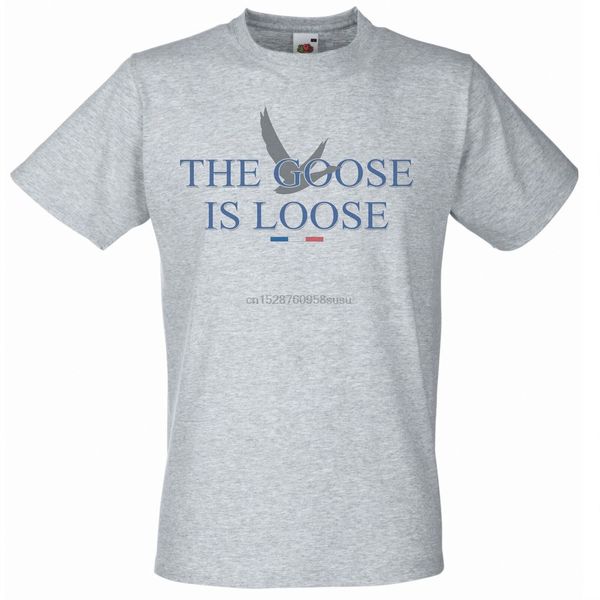 

mens grey the goose is loose t-shirt french vodka tshirt
