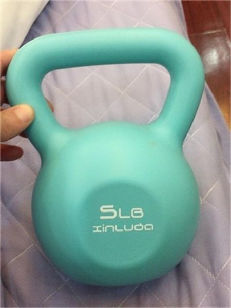 

dumbbells 5 lbs 2.3kg fitness kettle bell pot kettle-bell exercise kettlebell swing