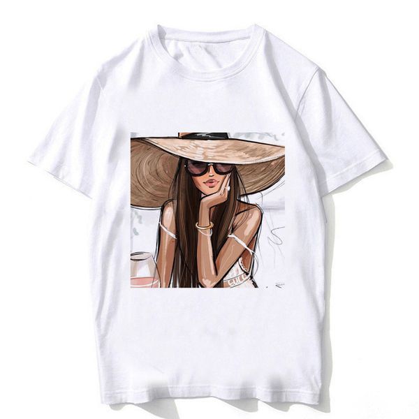 

new harajuku vogue t shirt women princess print funny t-shirts casual 90s aesthetic tee shirt men t-shirt harajuku