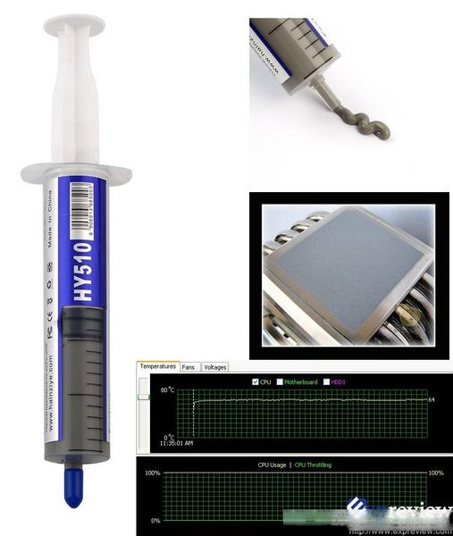 

hy510 hy-510 30g grey thermal grease paste compound silicone for cpu heatsink