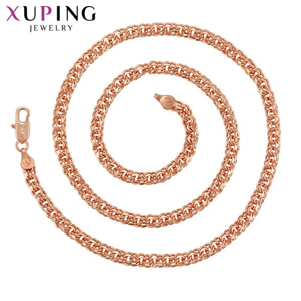 

xuping for women fashion jewelry temperment design rose gold-color plated long necklace valentine's gifts s92-44802, Silver