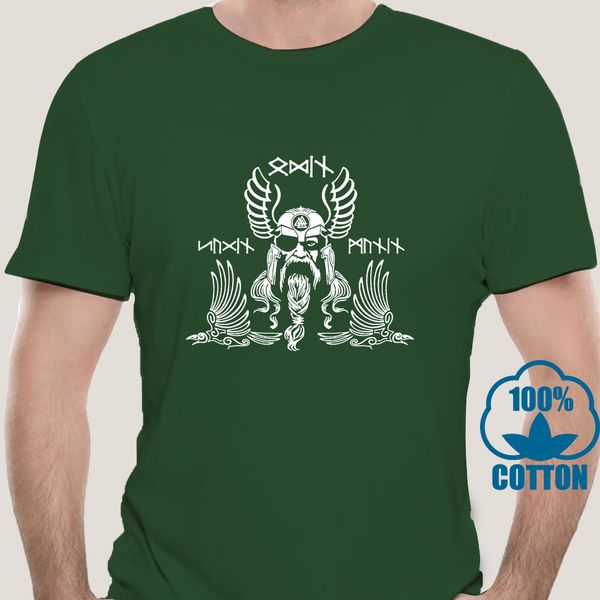 

2506a odin t-shirt hugin munin valknut valhalla yggdrasil runes