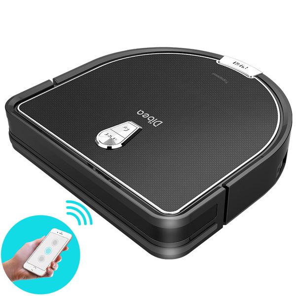 

Black Dibea Intelligent Sweeping Robot Home Fully Automatic 3-in-1 Mopping Wiping Cleaning Floor D960 Portable Vacuum Cleaner