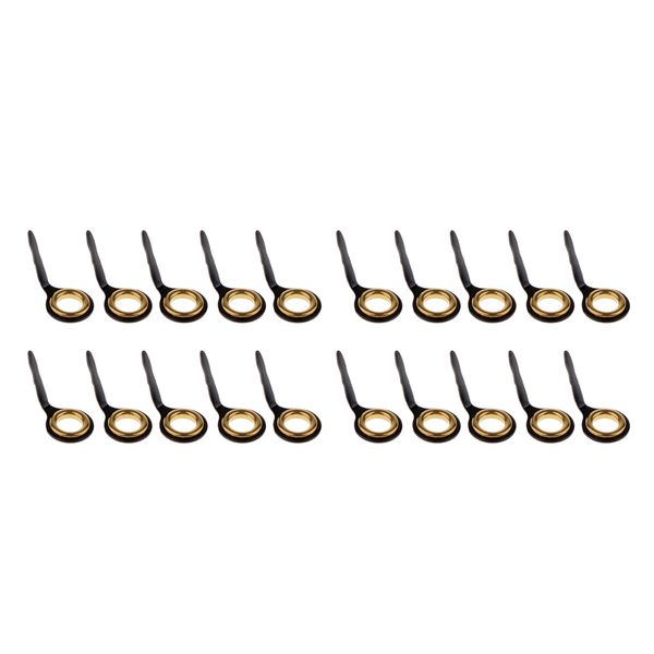 

20шт удочка guides глаз кольцо diy rod ремонтный комплект 8 #