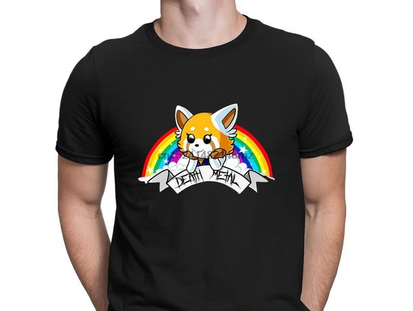 

death metal aggretsuko rainbow shirt t shirt breathable cool designer hip hop round collar hiphop spring 2019 0