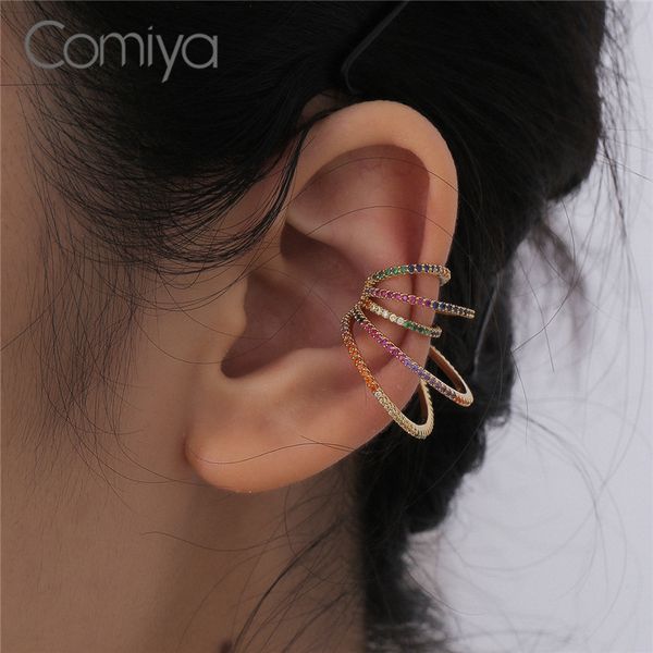 

comiya gold color zinc alloy earrings aros set bijoux femme crystal mosaic earring simple feminino jewelry mujer moda brincos, Golden;silver