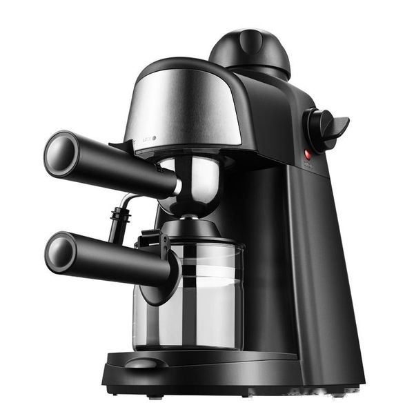 

espresso coffee maker 1.6l mini coffee machine milk frother double funnel steam machine semi-automatic espresso