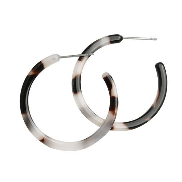 

big hoop elegant geometric acetic acid acrylic wedding jewelry girls casual vintage birthday gift daily women earring fashion, Golden;silver