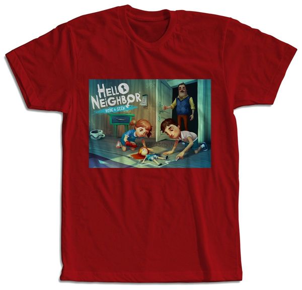 

hello neighbor tee children hide &amp seek t-shirt video game