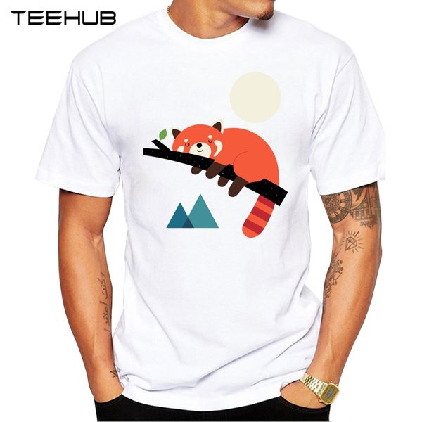 

new arrivals 2019 teehub cool men's fashion nap time design t-shirt short sleeve o-neck hipster tee