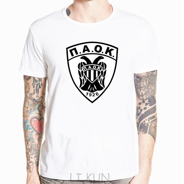

greek soccing paok t shirt quality t shirts men printing short sleeve o neck t shirt cartoon hip hop shirt
