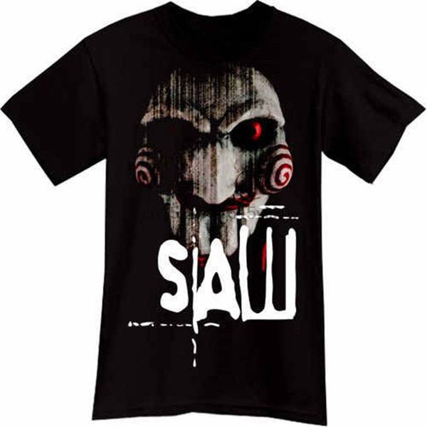 

основные модели с коротким рукавом мужчины saw jigsaw horror regular crew neck tee shirt