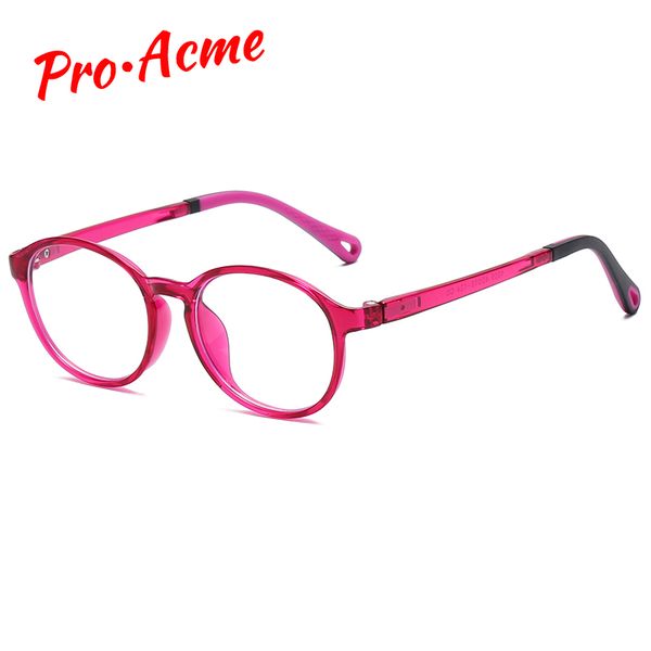 

pro acme blue light blocking glasses kids unbreakable frame computer glasses for boys girls age 3-15 uv400 protection pc1726, White;black