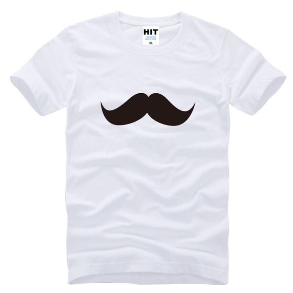 

bearded mustache printed funny spoof creative t shirt mens men t-shirt 2016 100% cotton tee camisetas hombre tshirt