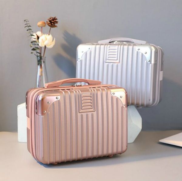 

2020 Suitcase Women Small Makeup Bag Light Portable Travel Bag Mini Cute Lady Cosmetic Handbag