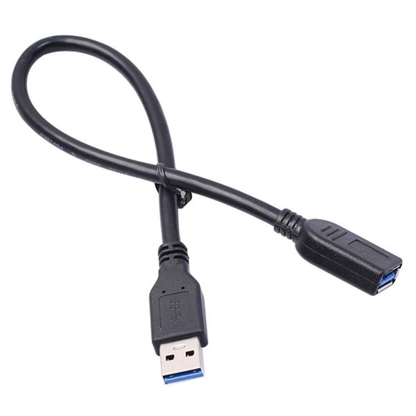 

200pcs usb 3.0 male to female date cable adpeter 1m 3ft super speed black for pc notebook