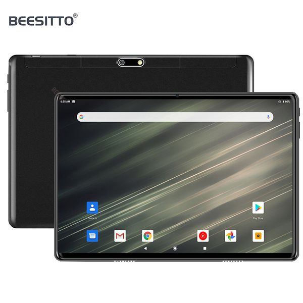 

super 10 inch tablet pc 32gb emmc 5mp 1280x800 hd screen dual sim 2.5d glass wifi 3g phone call android 9.0 pie media pad