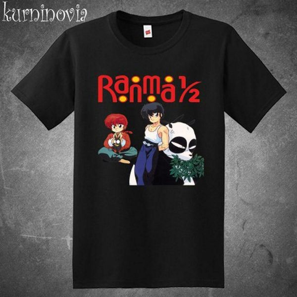 

ranma 1 2 retro anime japan men black usa size t-shirt s m l xl 2xl xxxl zm1