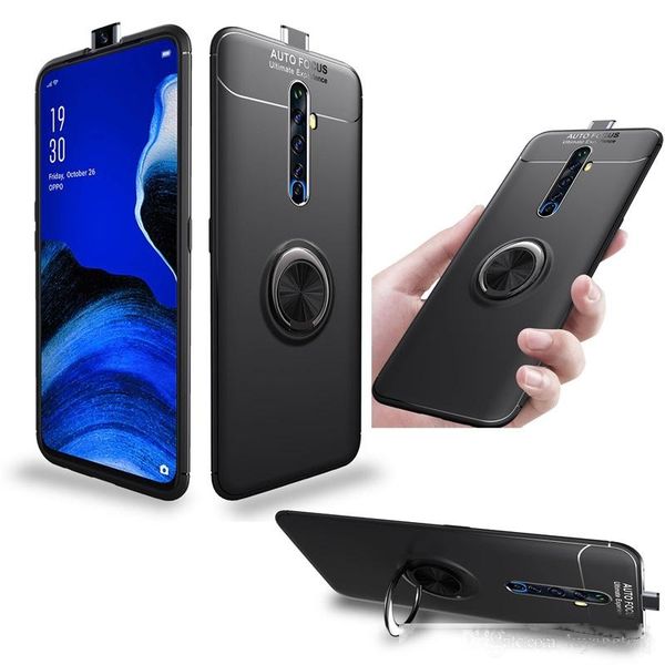 

for oppo reno 3 10x zoom reno2 z magnetic car ring soft silicone protective cover for oppo realme xt realme 5 pro case