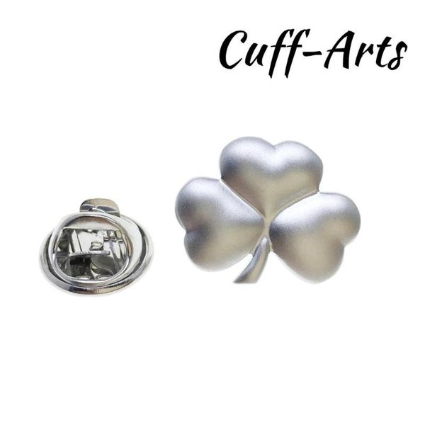 

lapel pin for men shamrock irish lapel pin badges pride brooch hijab pins crystal broche by cuffarts p10264, Gray