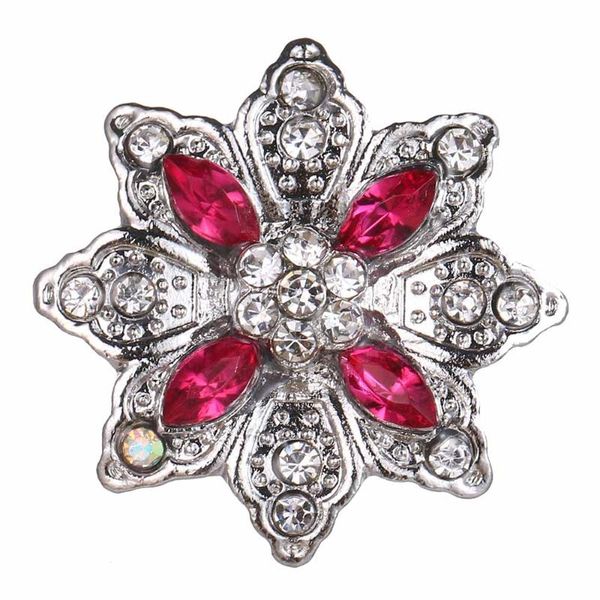 

charm bracelets crystal flower colors snap buttons fit 18mm metal button bangles jewelry, Golden;silver