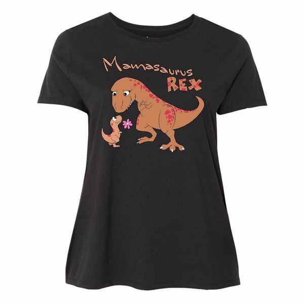 

inktastic mamasaurus rex mother's day women's plus size t-shirt mom dinosaur kid cotton customize tee shirt