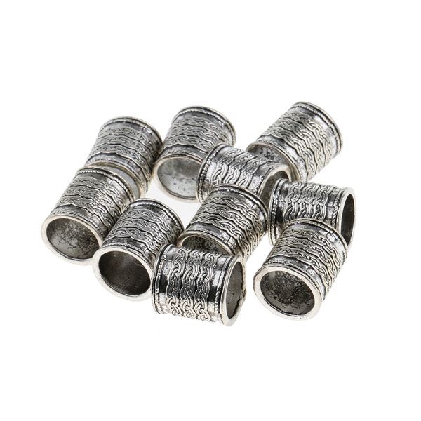 

10 pieces hair tube bead dreadlocks braiding jewelry decoration accessories
