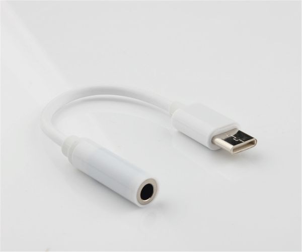 

type-c to 3.5mm earphone audio adapter cable usb 3.1 type c for xiaomi 6 mi6 letv 2 pro 2 max2