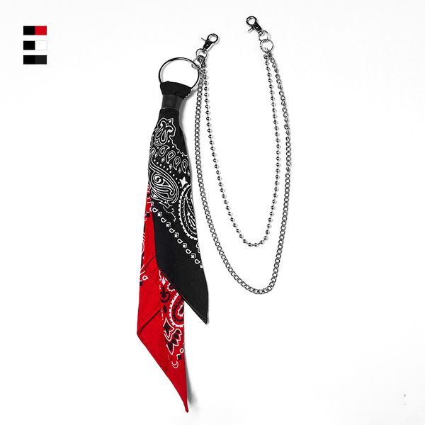 

biker bandana wallet chains black jean rock punk keychain pants belt chain jean chains for men key metal wallet chain su07, Silver