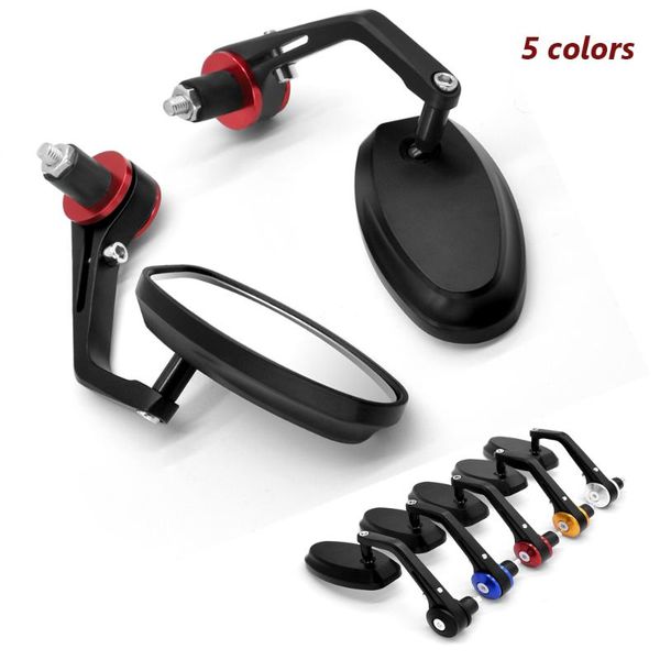 

motorcycle rear view mirror 7/8" handle bar end side rearview aluminum for yamahar 125 250 600 xt250 tricker dt230 newest