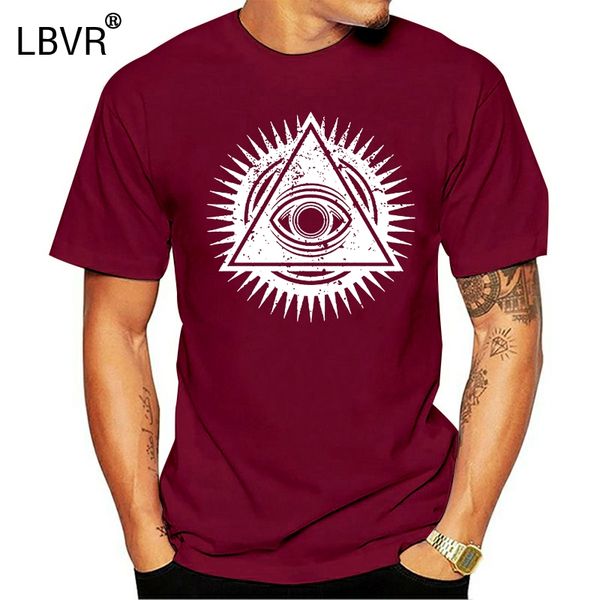 

всевидящий глаз illuminati масонские symbol пирамида мужские navy t-shirt