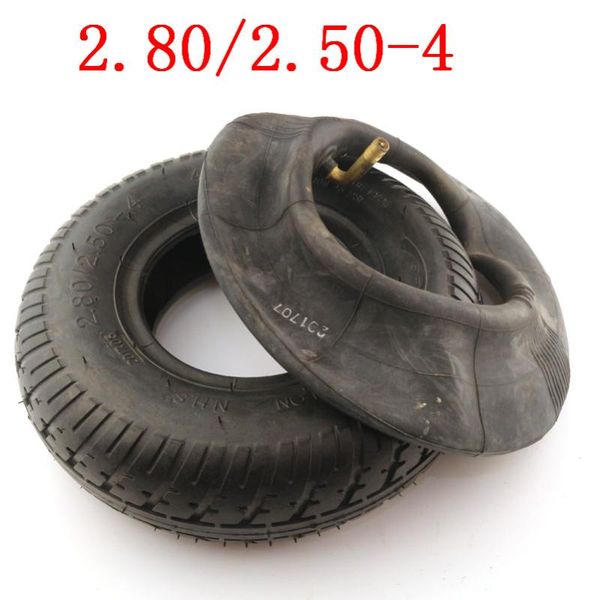 

high performance 2.80/2.50-4 inner and outer tire 280/250-4 tube tyre fits gas / electric scooter atv mobility scooter