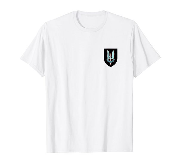 

2019 short sleeve cotton man clothing homme british sas shirt military army t shirt