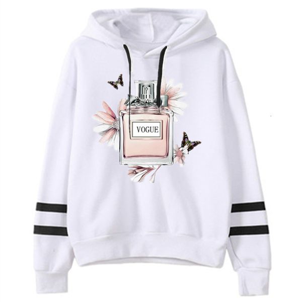 

perfume hoodies women harajuku pullovers cute kawaii casual o-neck angel print hooded sweatshirt long sleeves plus size, Black
