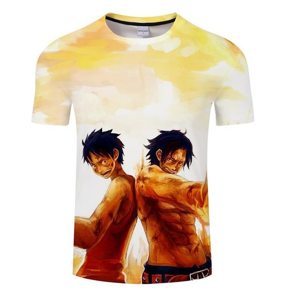 

luffy one piece 3d print shirts horror kawaii horror men clothing