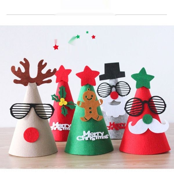 

felt diy christmas hat accessories children's handmade diy creative cartoon felt christmas hat 06sqw