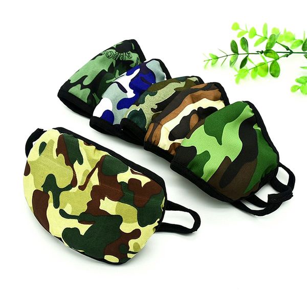 

camouflage keep fashion warm washable cotton face protective dust mask