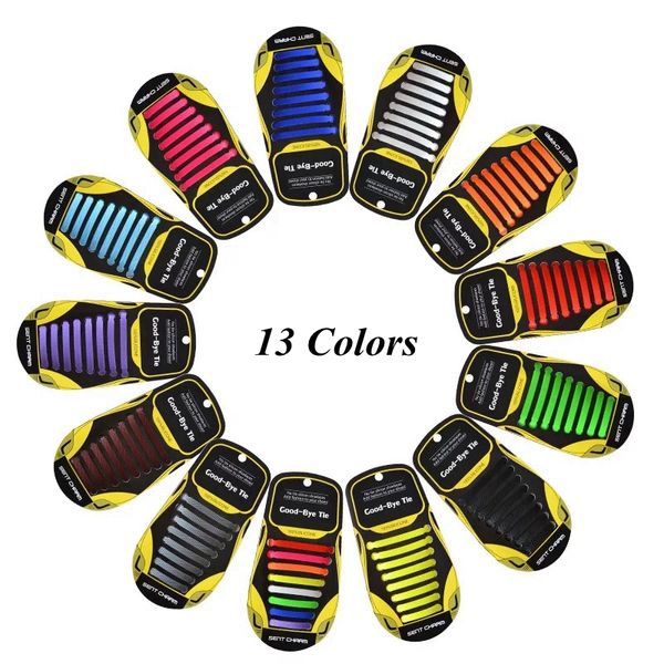 

16 pcs elastic shoelaces silicone shoe laces no tie child flat shoelace convenient leisure sneakers lazy laces, White;pink