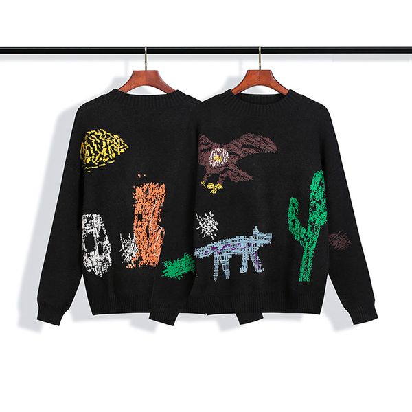 

2020 new men pullover sweater fashion spring and autumn men knitted sweater couple cotton pullover size s-xl, White;black