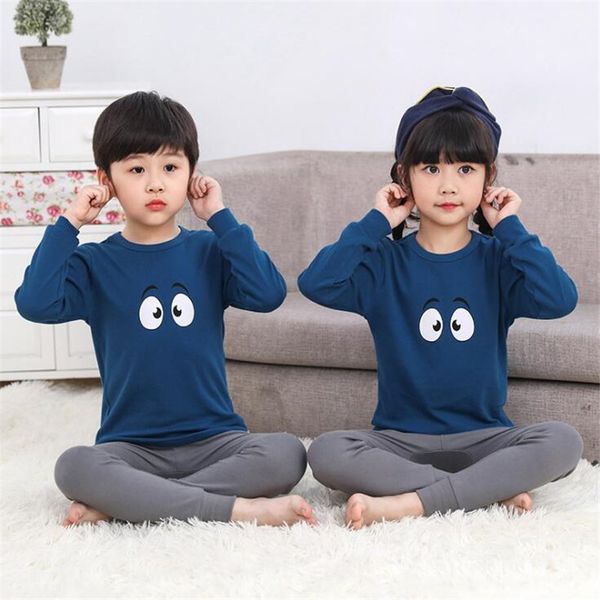 

90-160 см хлопок детская пижама комплекты детские мальчики главная wear одежда осень зима мультфильм пижамы подростки нижнее белье костюмы, Blue;red