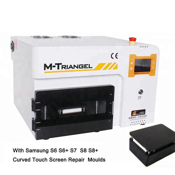 

mt-103 lcd oca laminating bubble remove machine for samsung edge & flat lcd mobile phones repair with s6 s6+ s7 s8 s8+ moulds